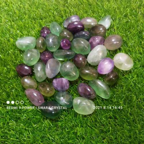 मल्टी फ्लोराइट रेकी हीलिंग पेबल्स स्टोन