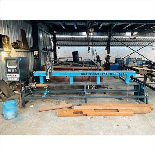 CNC Pipe Cutting Machine - Mild Steel, 1500x3000 to 2000x7000 mm Sizes | Fully-Automatic, PLC Control System, 20KVA Power, 1 Year Warranty