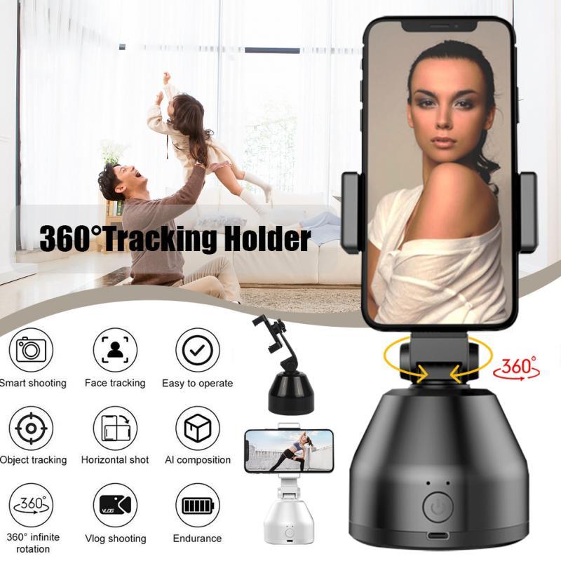 360 Rotation Face Tracking Smart Ai Gimbal Personal Robot Cameraman Cell-phone Stand Holder