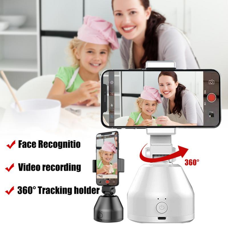 360 Rotation Face Tracking Smart Ai Gimbal Personal Robot Cameraman Cell-phone Stand Holder