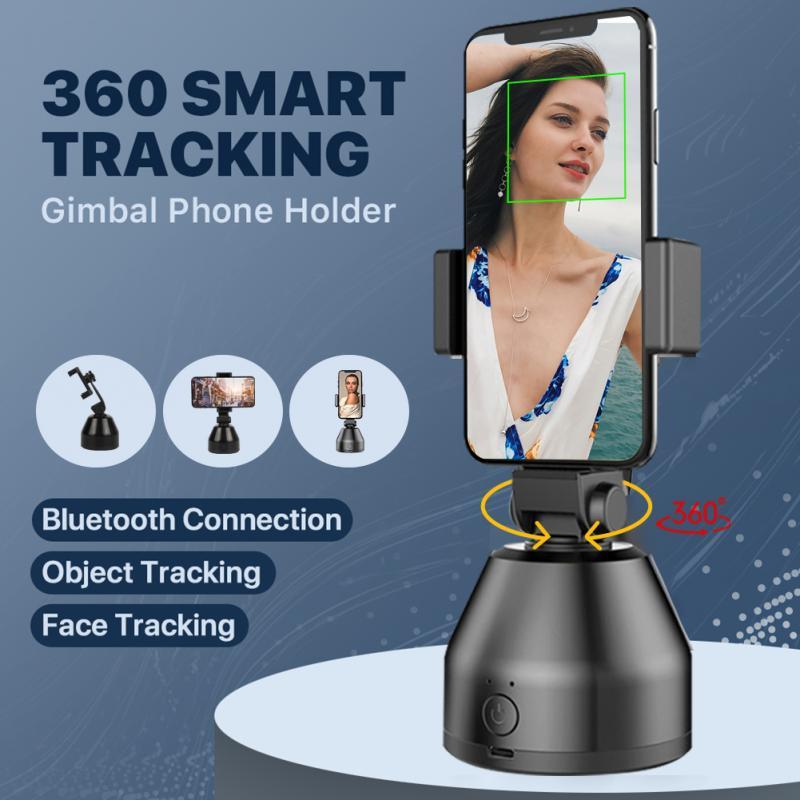 360 Rotation Face Tracking Smart Ai Gimbal Personal Robot Cameraman Cell-phone Stand Holder