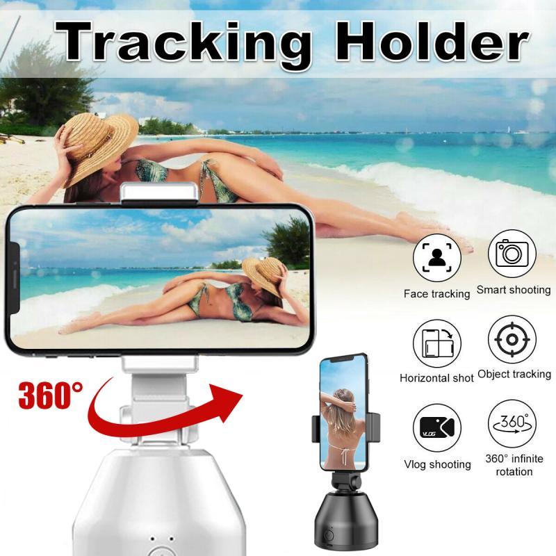 360 Rotation Face Tracking Smart Ai Gimbal Personal Robot Cameraman Cell-phone Stand Holder