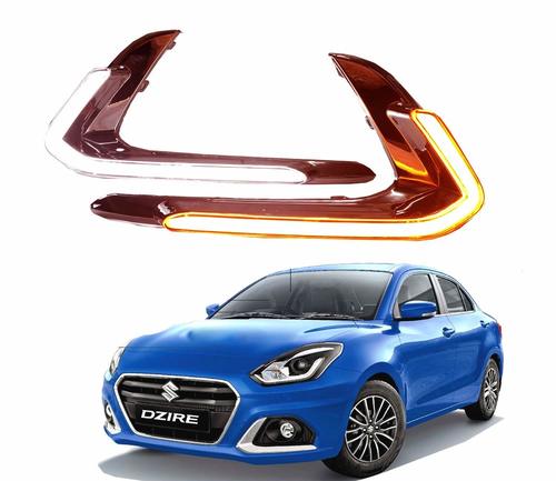 Car Led Day Running Light With Indicator For Maruti Suzuki Dzire Make 2020