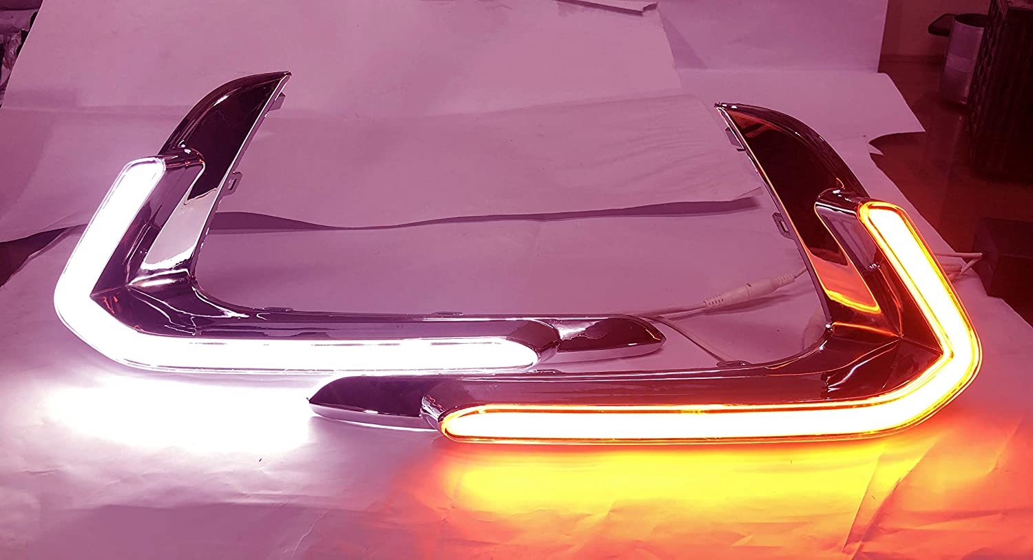 Car Led Day Running Light With Indicator For Maruti Suzuki Dzire Make 2020