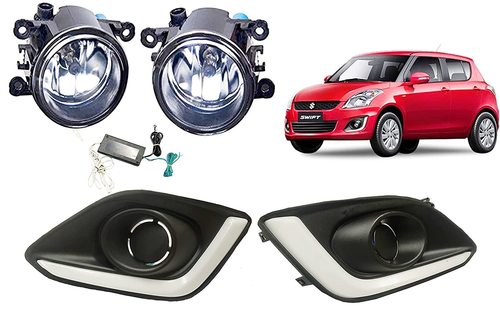 Ar Daytime Running Light With Fog Light For Maruti Suzuki Swift 2015