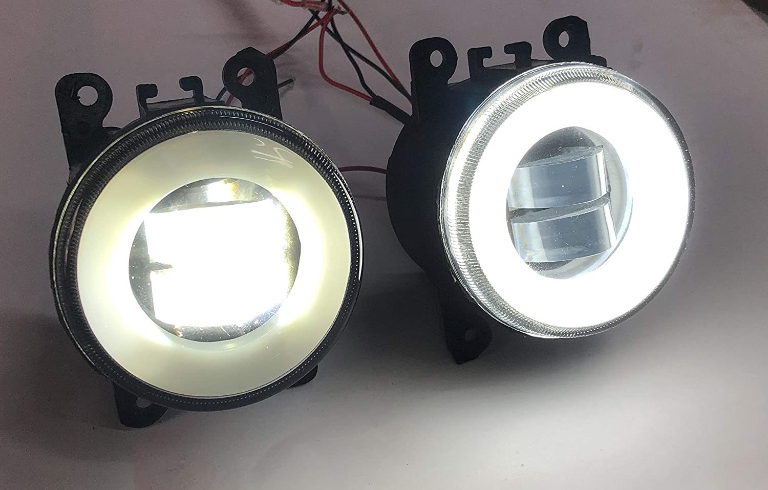Car Led Lens Fog Light With Drl For Swift, Ritz, Swift Dzire, Baleno, Wagonr, Eartia, Eartia