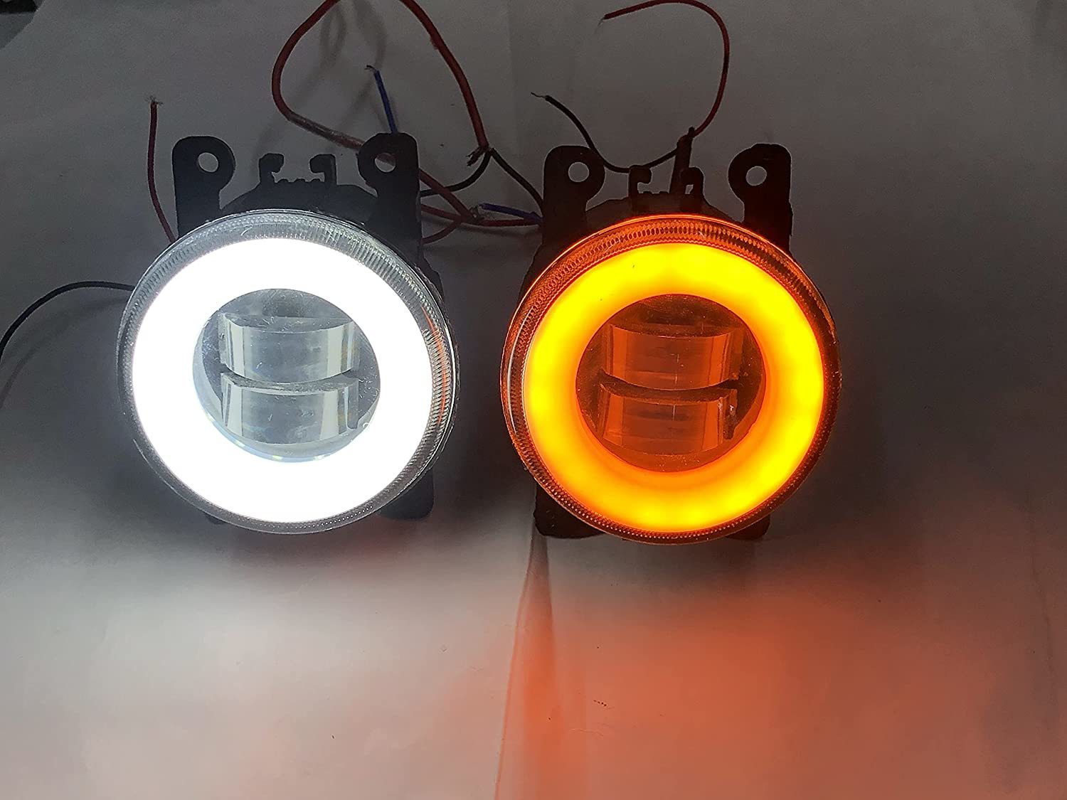 Car Led Lens Fog Light With Drl For Swift, Ritz, Swift Dzire, Baleno, Wagonr, Eartia, Eartia
