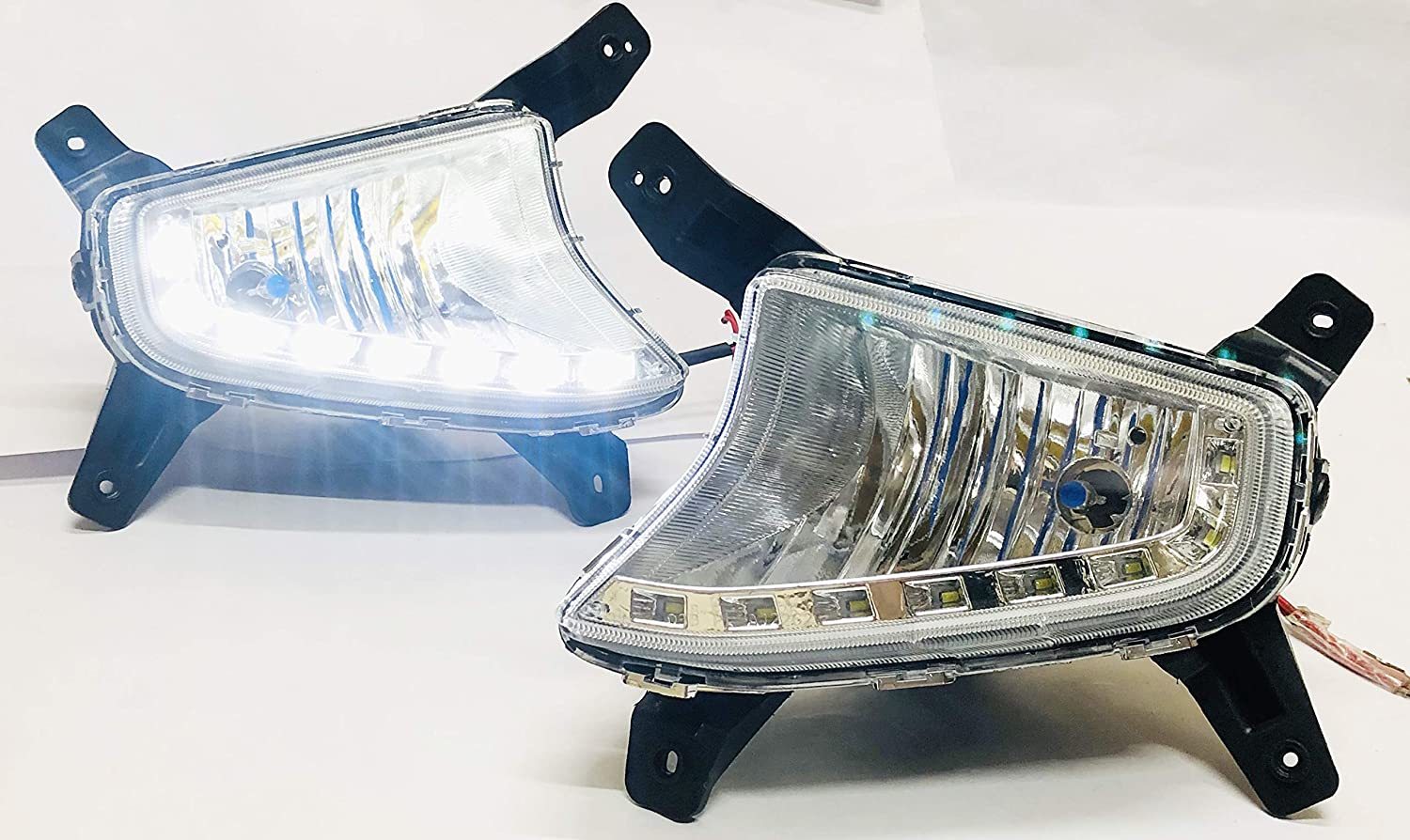 Car Bumper Fog Light With Day Running Light For New Hyundai Santro 2018-19 Voltage: 12 Volt (V)