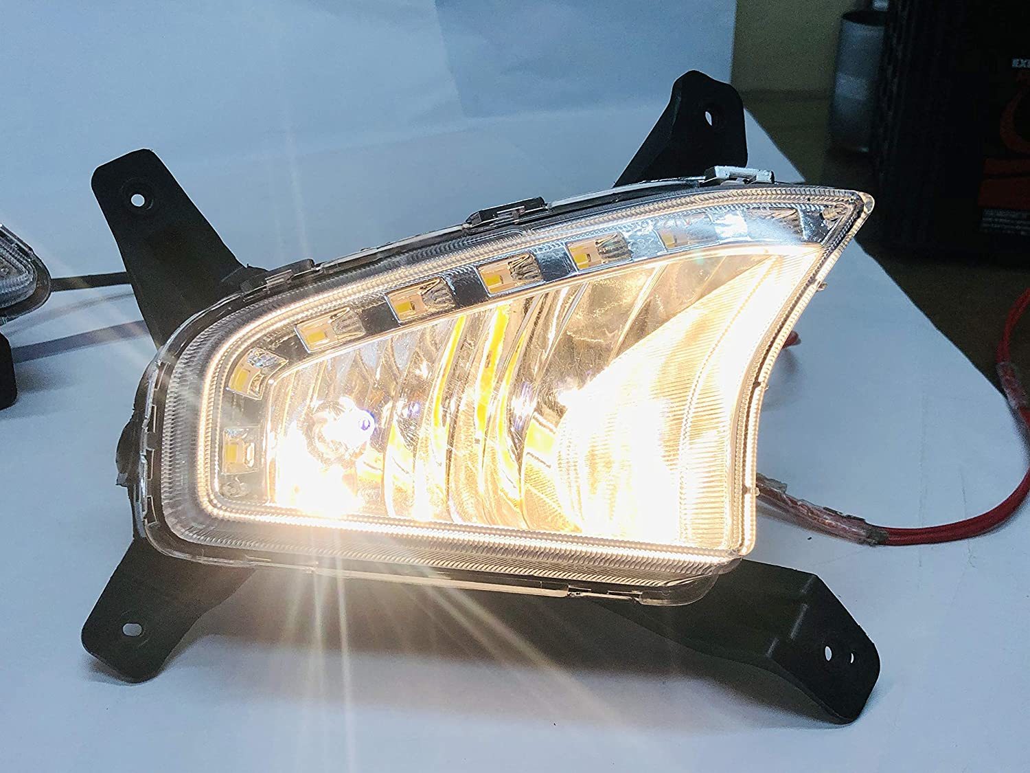 Car Bumper Fog Light With Day Running Light For New Hyundai Santro 2018-19 Voltage: 12 Volt (V)