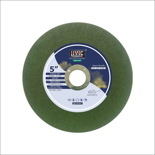 Bosch 5 Inch Cutting Wheel - Metal & Stainless Steel, 125x2.5x22 mm, Green Color, 12200 RPM Speed, A60TBF Hardness, Precision Cutting Efficiency