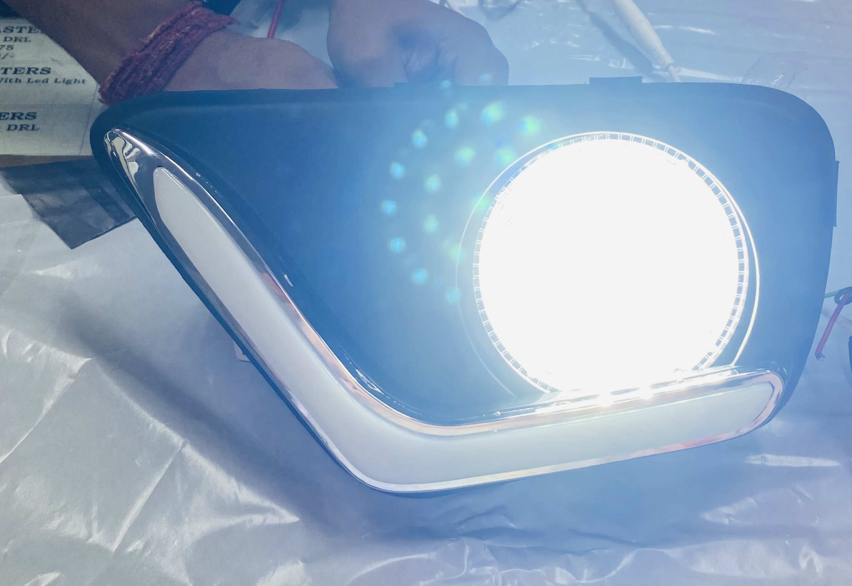 Day Running Light With Led Fog Light And Indicator For Mahindra Bolero Make 2020