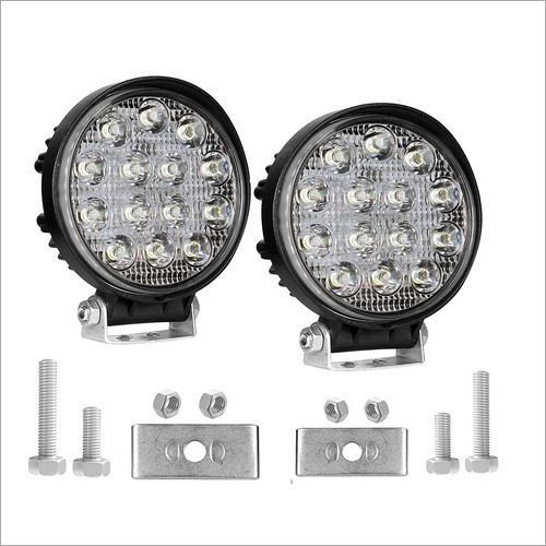 14 Led Round Fog Light Waterproof Off Road Driving Lamp for Car and Motorcycle-2Pcs