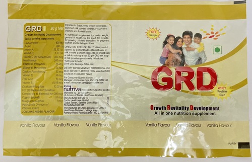 GRD Nutrition Development Pouches