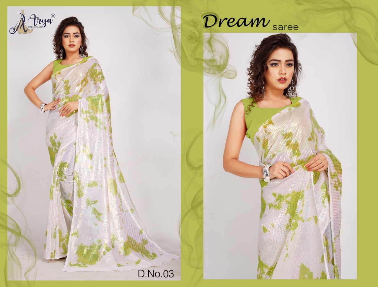 Georgetter Sequance Dream Saree