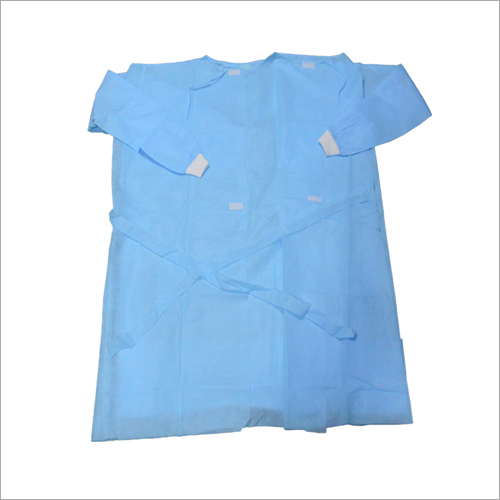 Blue Polyproplyene Surgical Gown