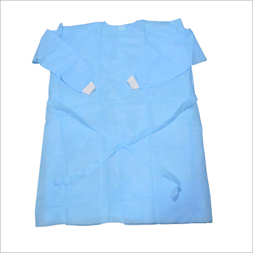 Blue Polyproplyene Surgical Gown