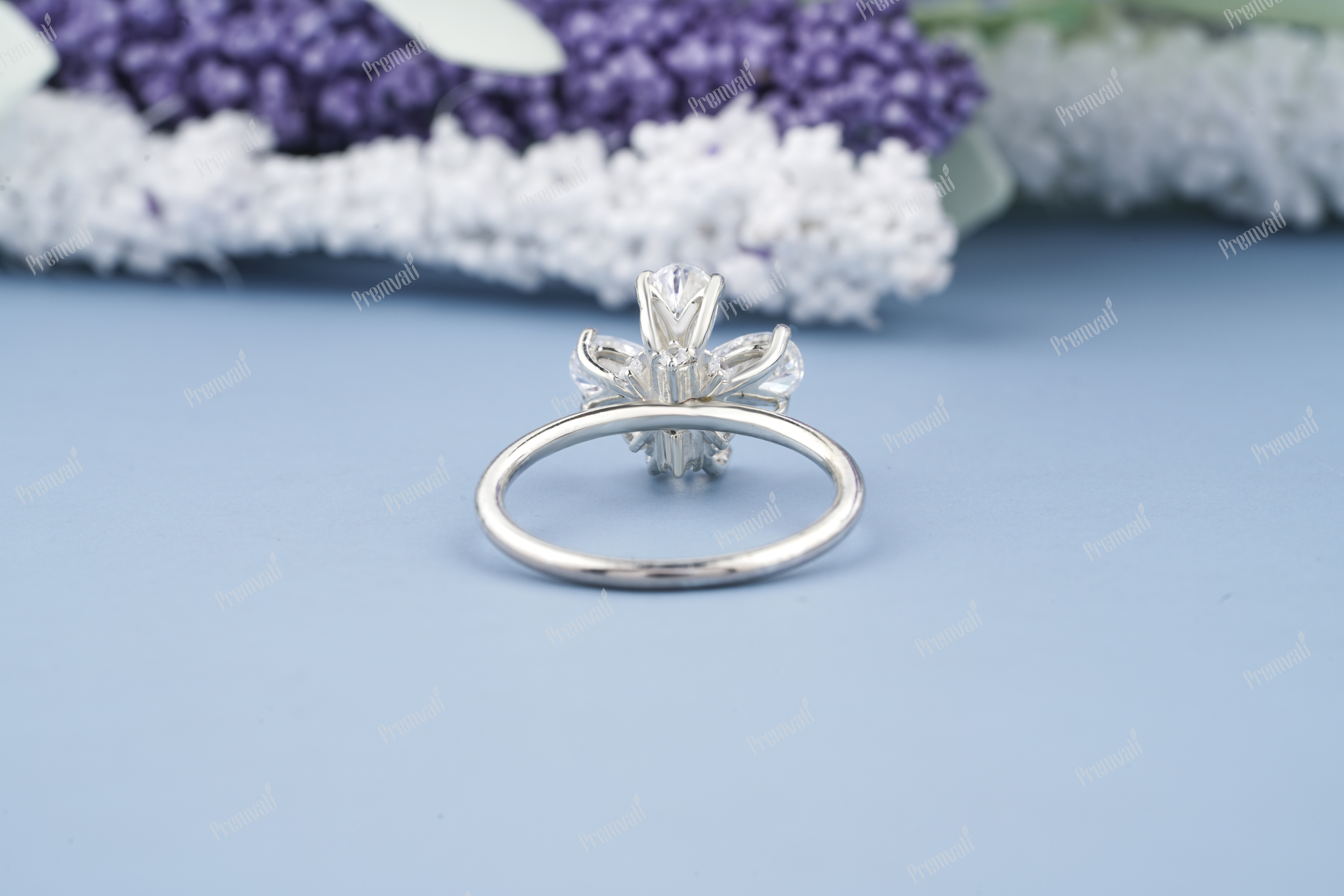Natrual Diamond Moissanite Ring Diamond Clarity: Vvs1