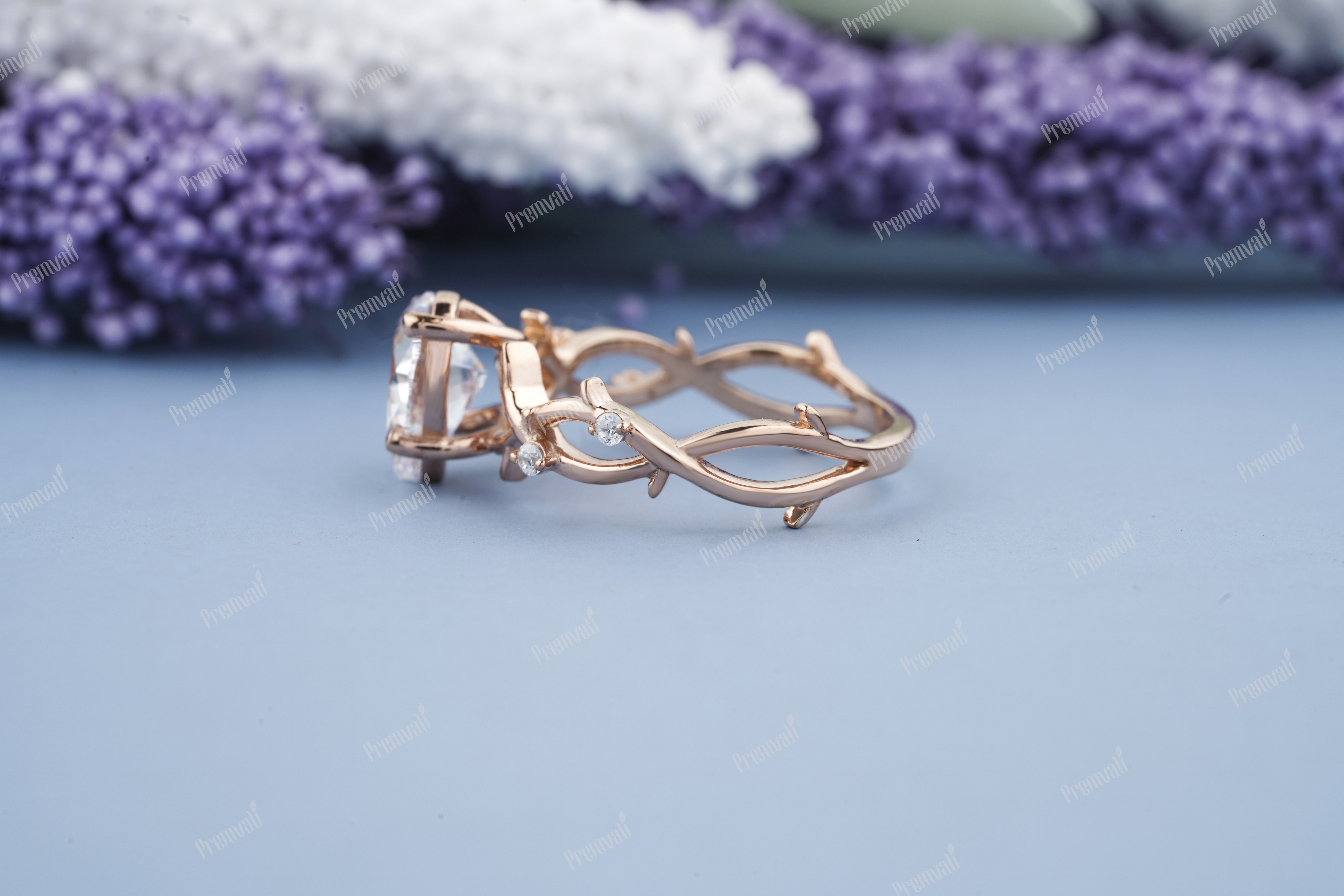 Premium Moissanite Ring Diamond Clarity: Vvs1