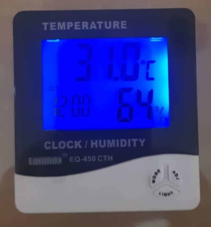 Digital Humidity Meter - Accuracy: 99 %