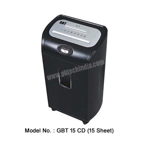 Paper Shredder Gbt 15cd Bin Capacity: 18 Liters Liter (L)