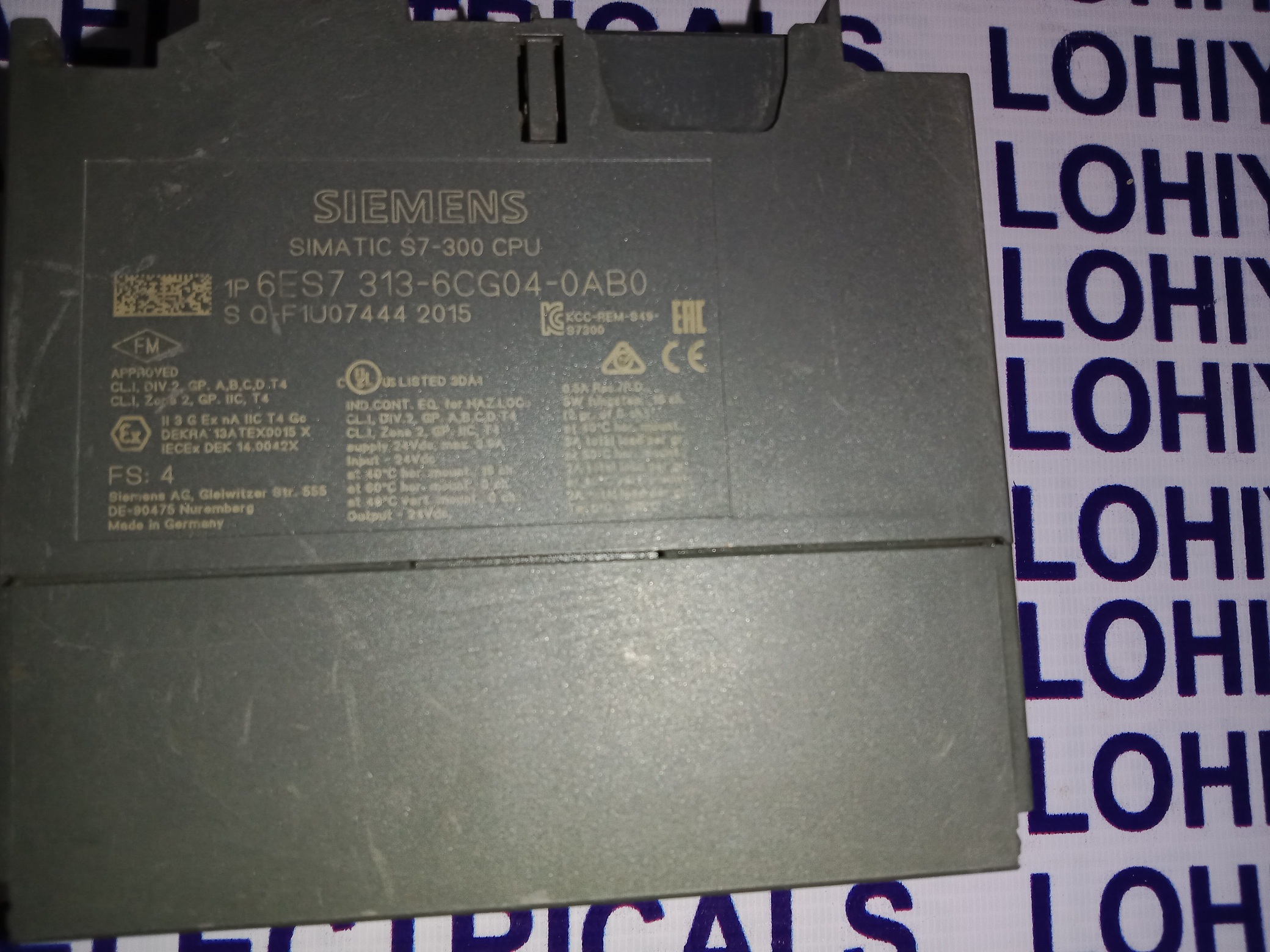 Siemens Cpu Module 6es7 313-6cg04-0ab0