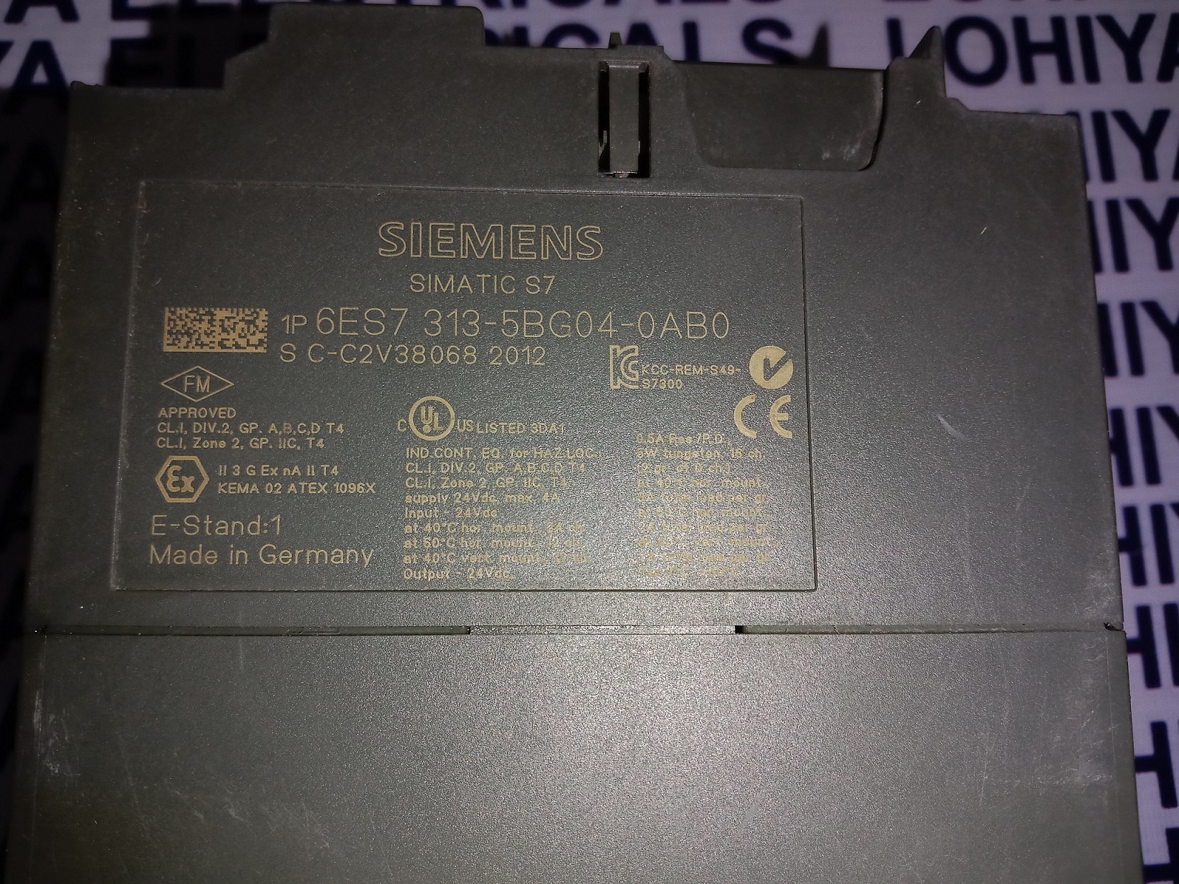 Siemens Cpu Module 6es7 313-5bg04-0ab0