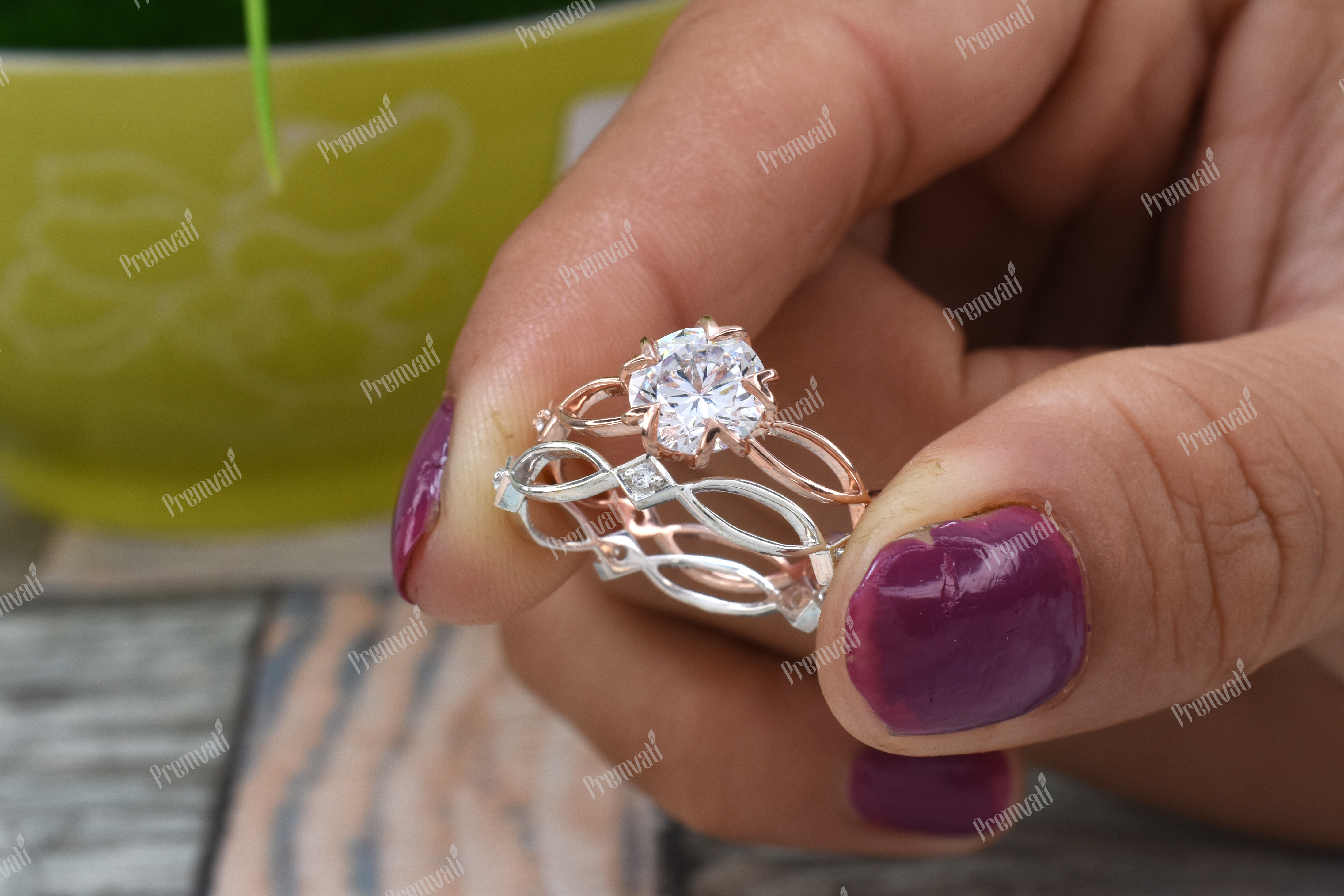 Luxury Moissanite Ring Diamond Clarity: Vvs1