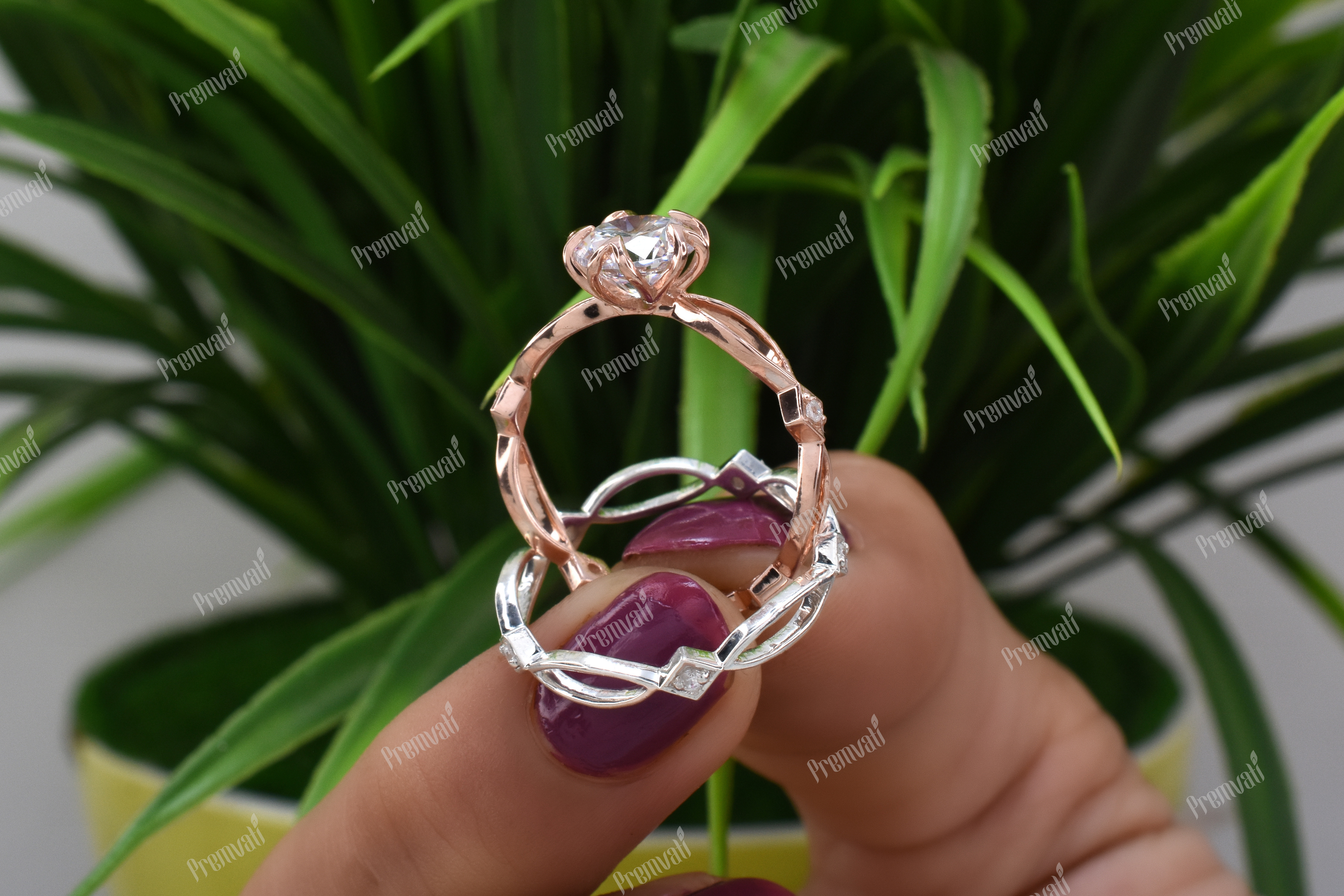 Luxury Moissanite Ring Diamond Clarity: Vvs1