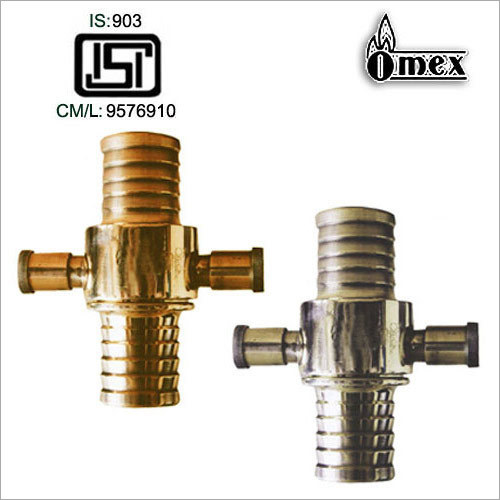 Fire Hose Coupling - Durable Brass Alloy, Heavy-Duty, High-Pressure Rating, Corrosion Resistant