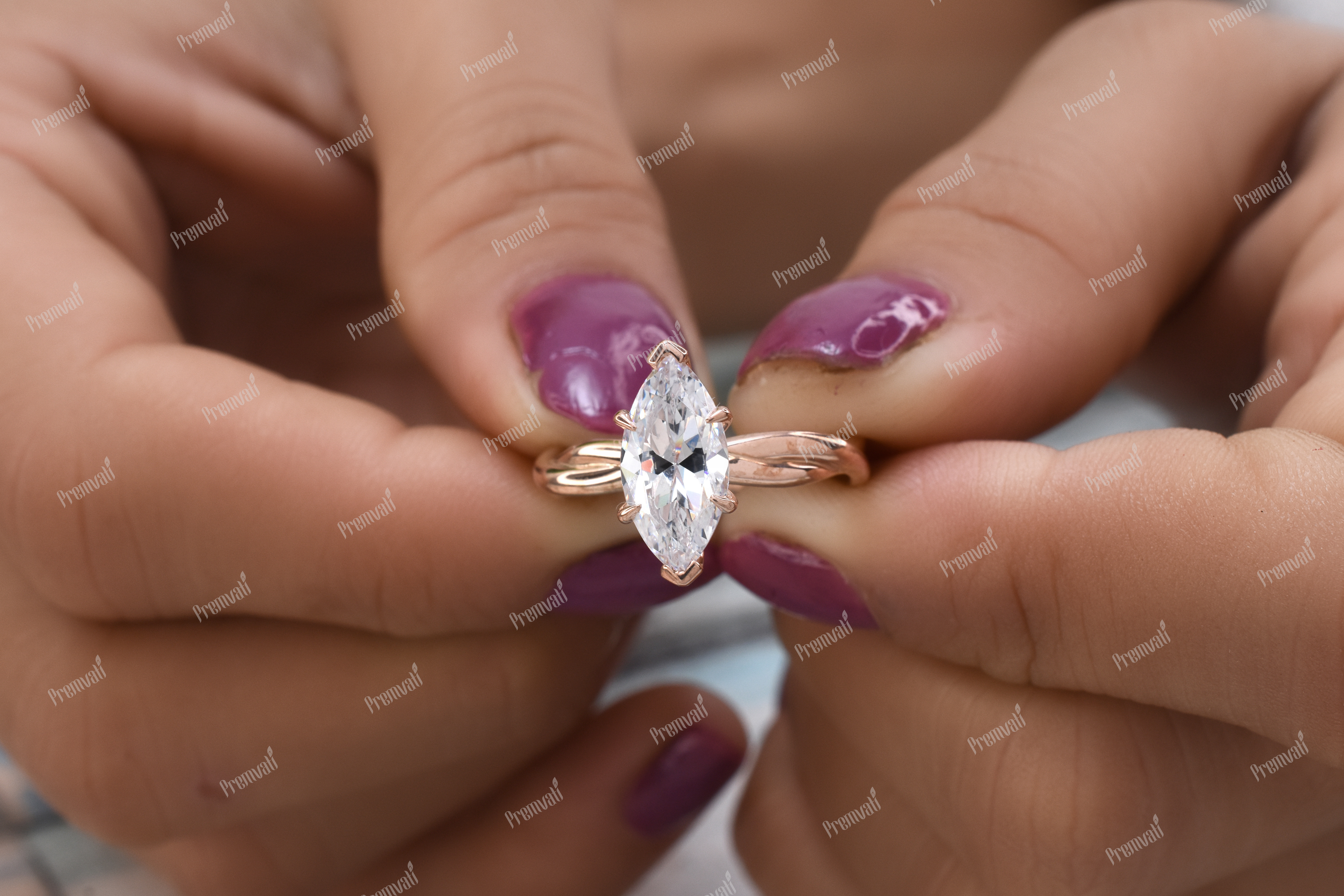 Silver Moissanite Ring Diamond Clarity: Vvs1