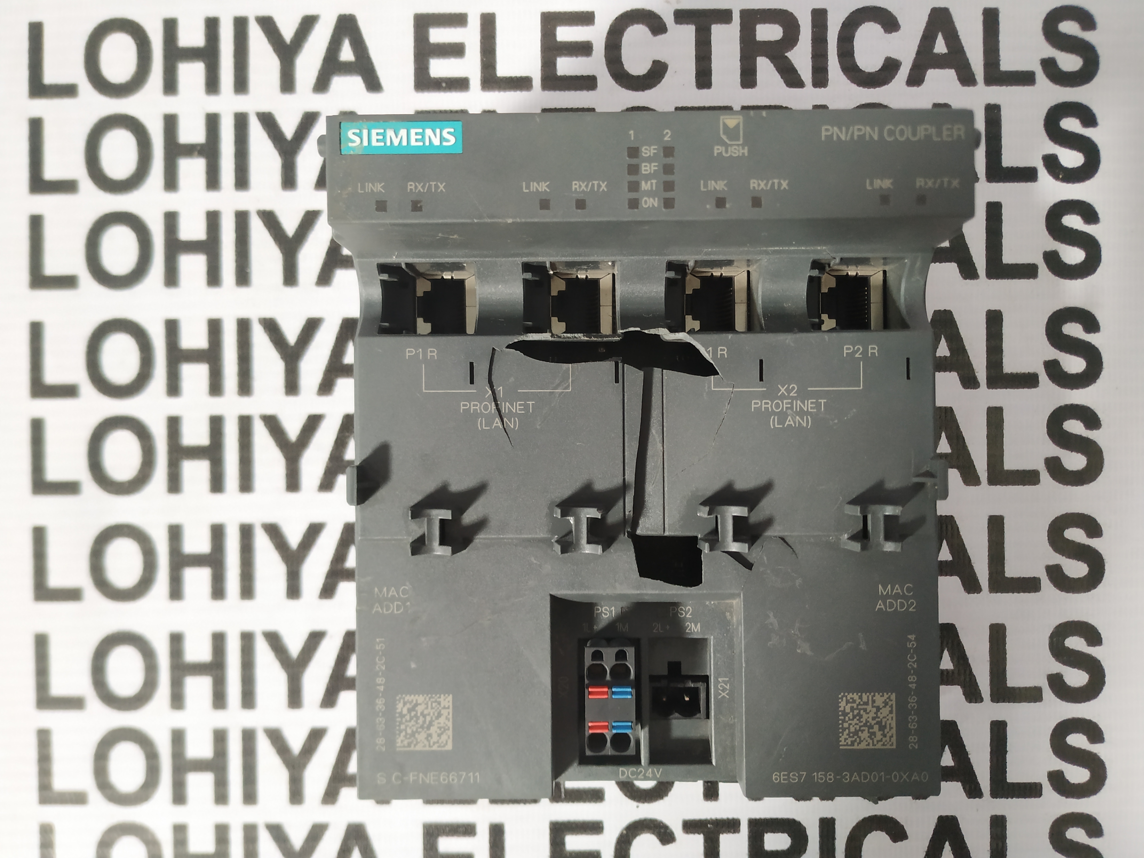 Siemens Et-200s 6es7 158-3ad01-0xa0 Interface Module