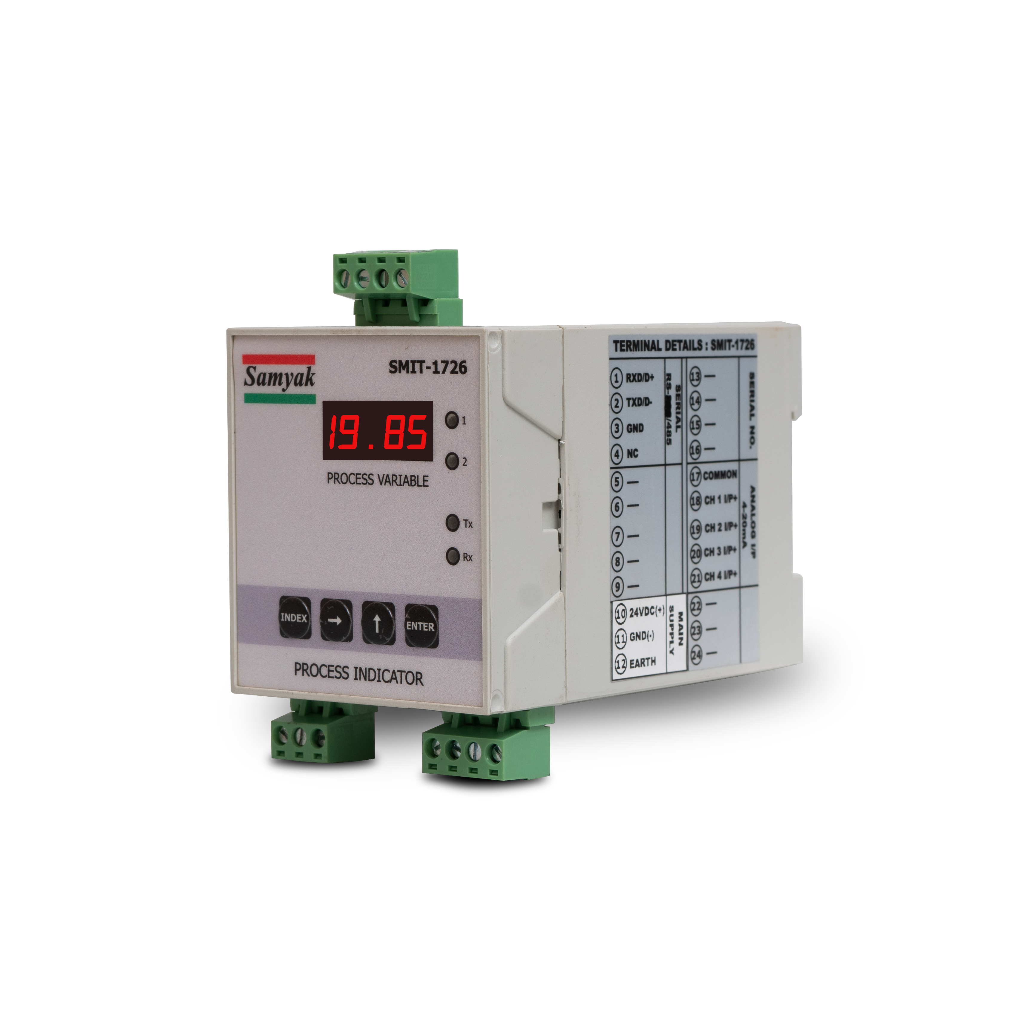 Analog To Serial Converter Application: Centralised Monitoring Of Plant Parameters