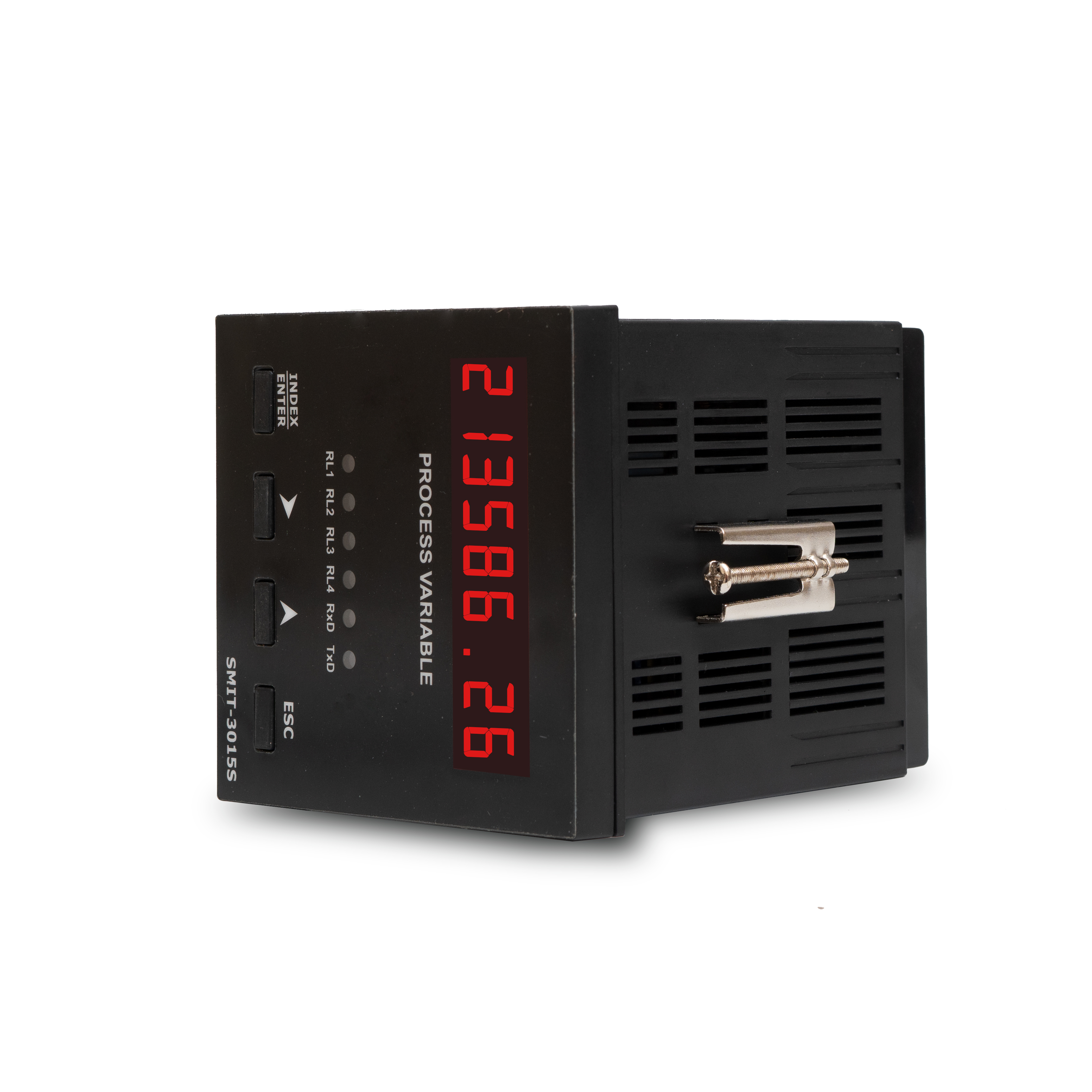 Weight Indicator Smit 3015s - Metallic 96x96 Mm 6-digit 7-segment Red Led Display | High Resolution Adc Programmable Parameters Rs-232/485 Communication