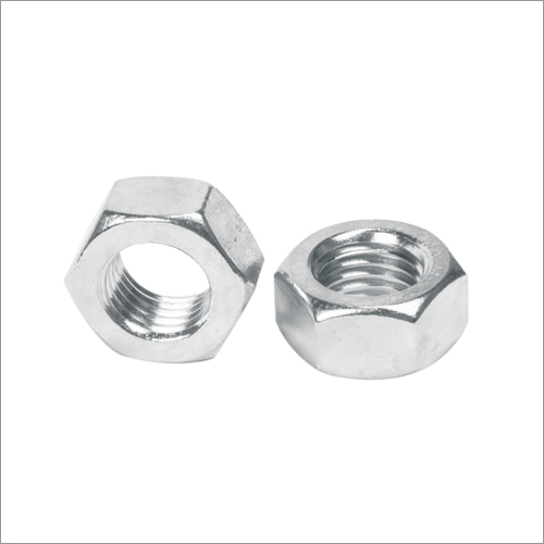 Stainless Steel Hex Nuts - Stainless Steel, Size As Required, Silver | Fine Finishing, Rust Proof, Sturdy, Polished Surface For Industrial Use
