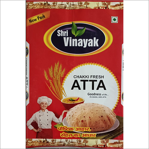 Fresh Chakki Atta - Wheat Flour, 10 Kg Packet | White Color, Grade A, Ideal For Cooking