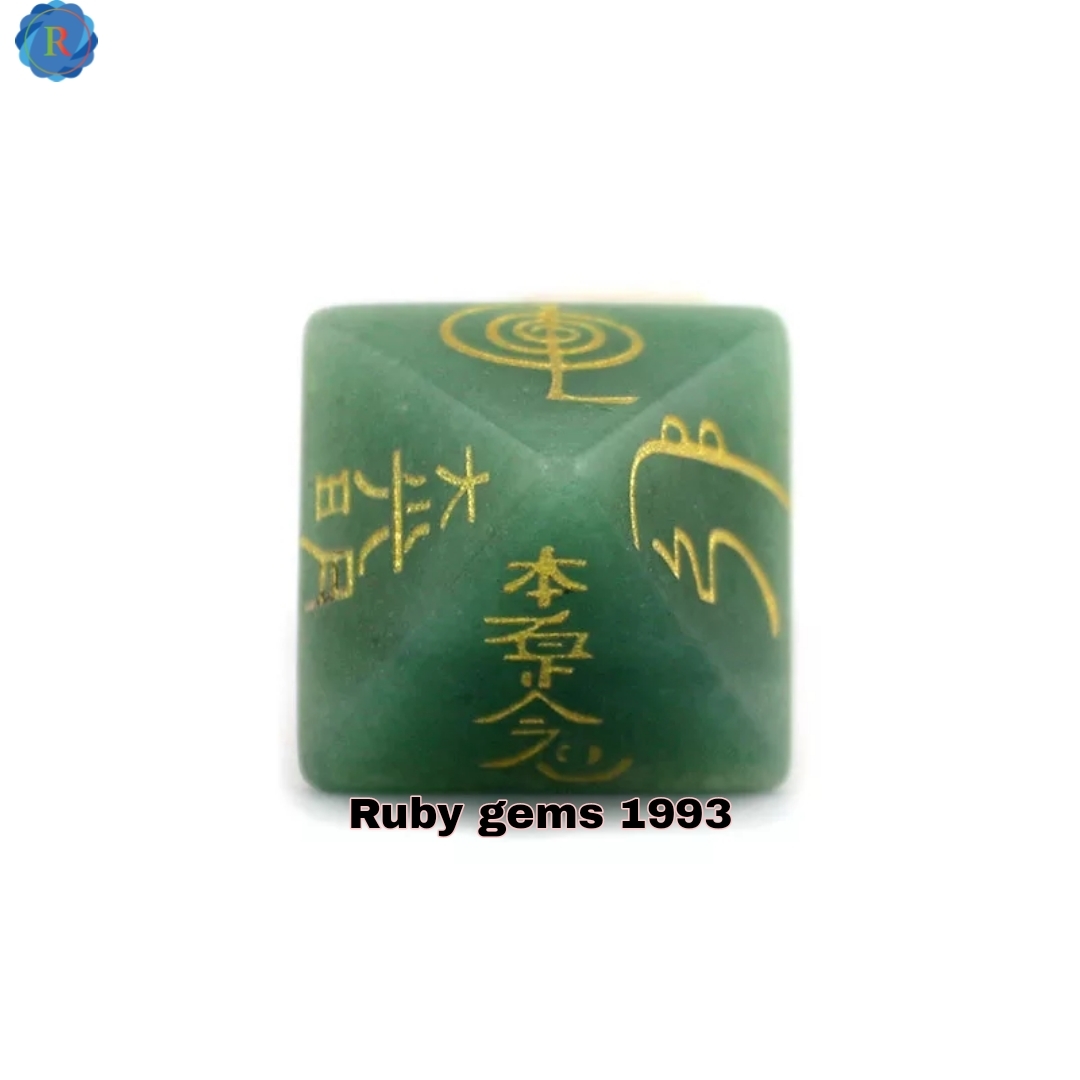 Engraved Gemstone Pyramid - 30mm Jade, Natural, Aa Grade | Chakra Stones Set, Reiki Symbols, Feng Shui Home Decoration, Eco-friendly Gift