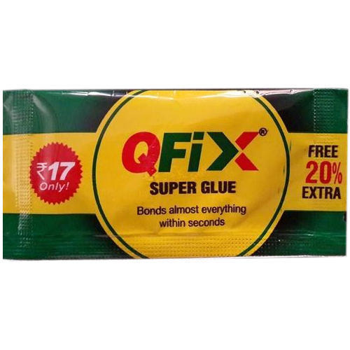 Transparent Qfix Super Glue Instant Adhesive