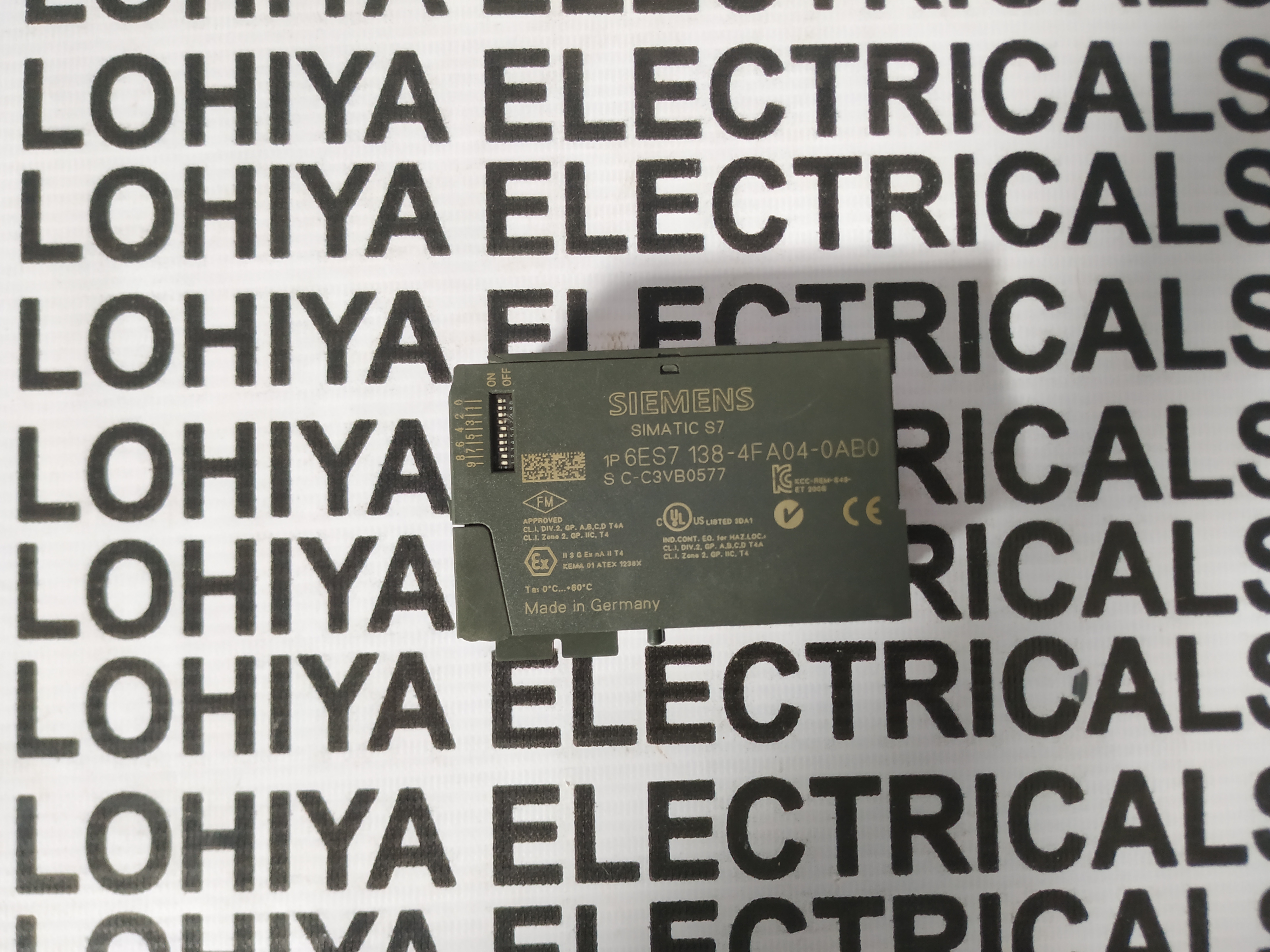 Siemens Et-200s 6es7 138-4fa04-0ab0 Fail-safe Digital Input
