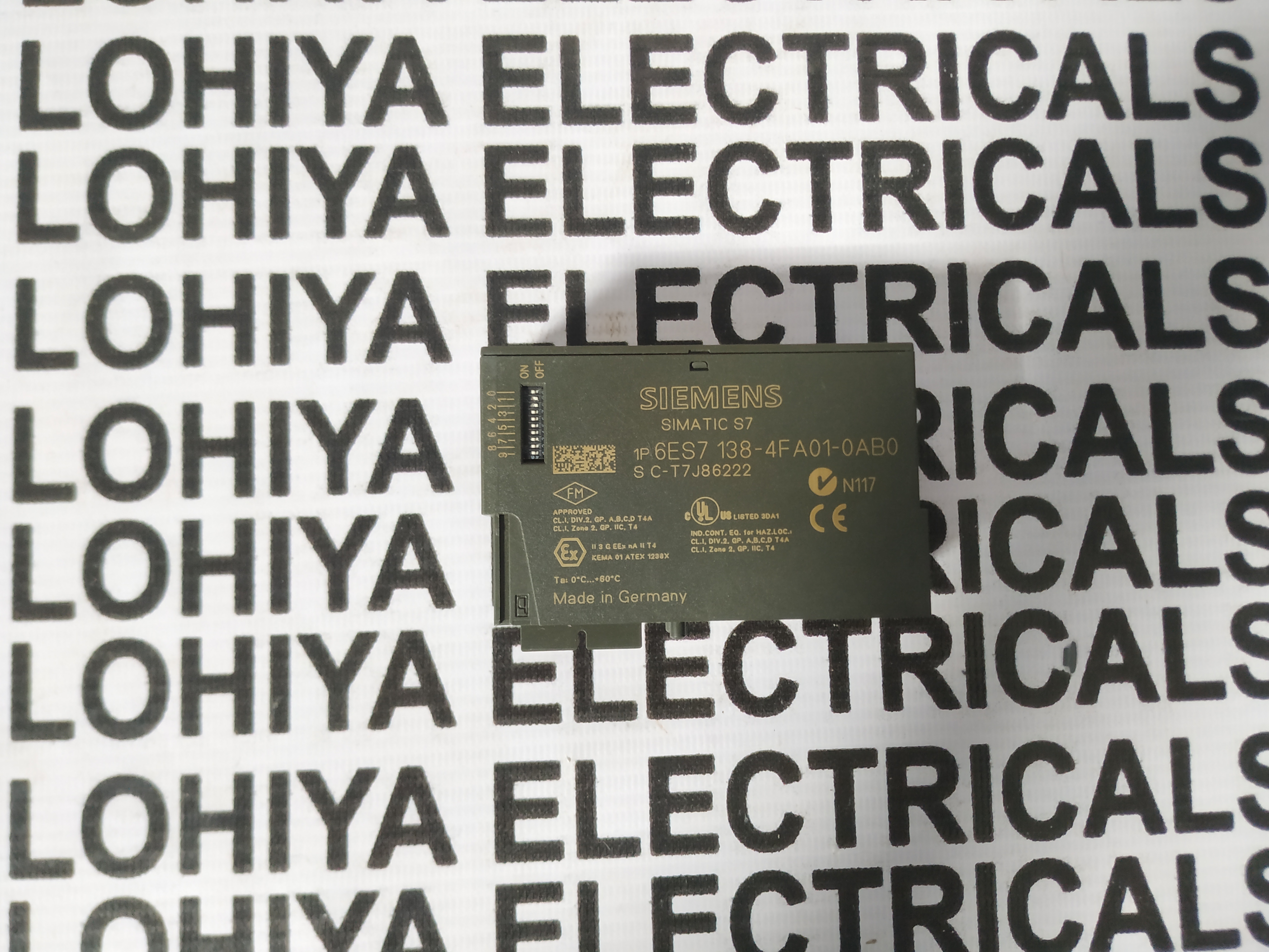 Siemens Et-200s 6es7 138-4fa01-0ab0 Digital Input Module 24vdc
