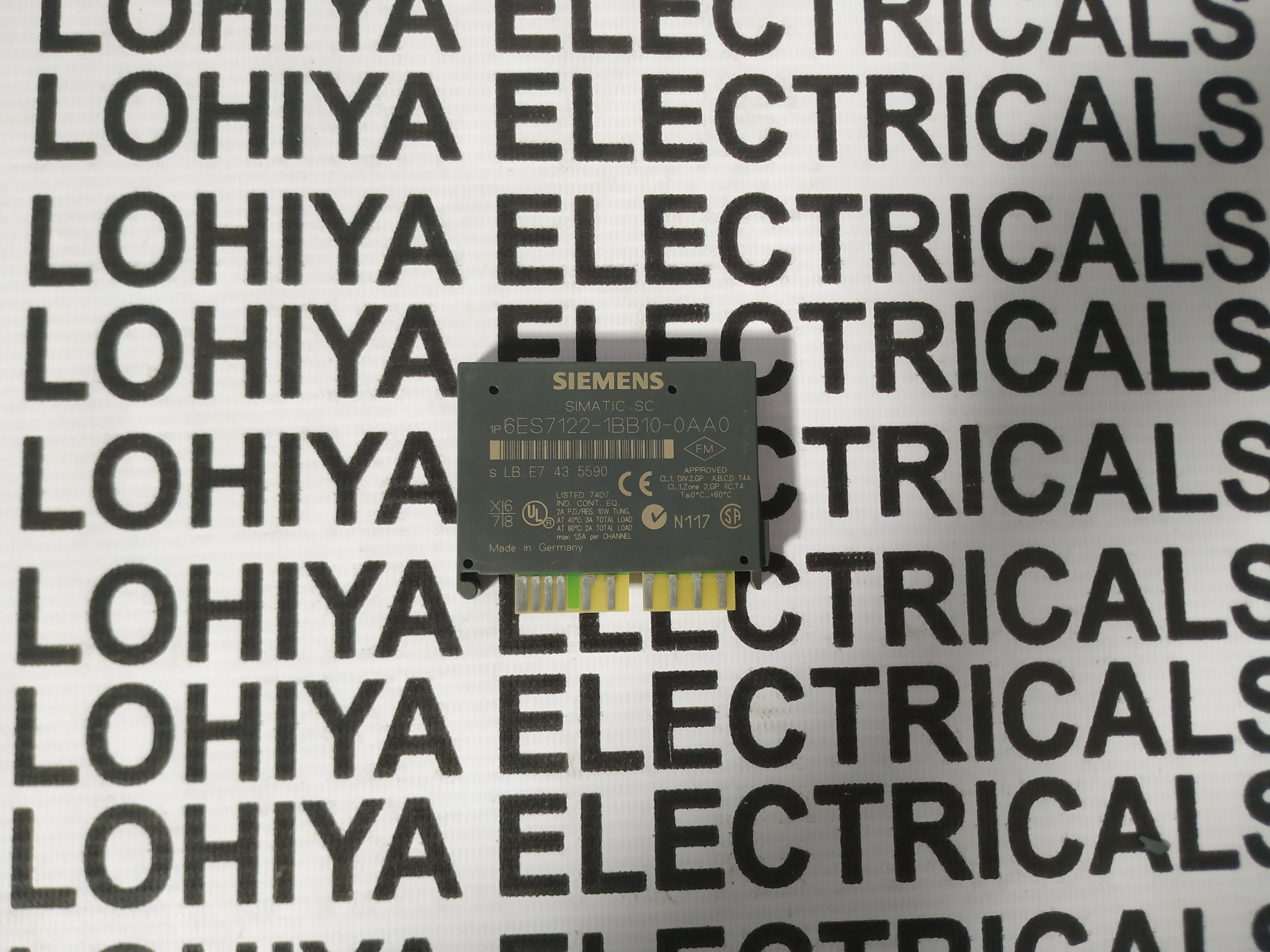 Siemens Et-200s 6es7122-1bb10-0aa0 Electronic Submodule