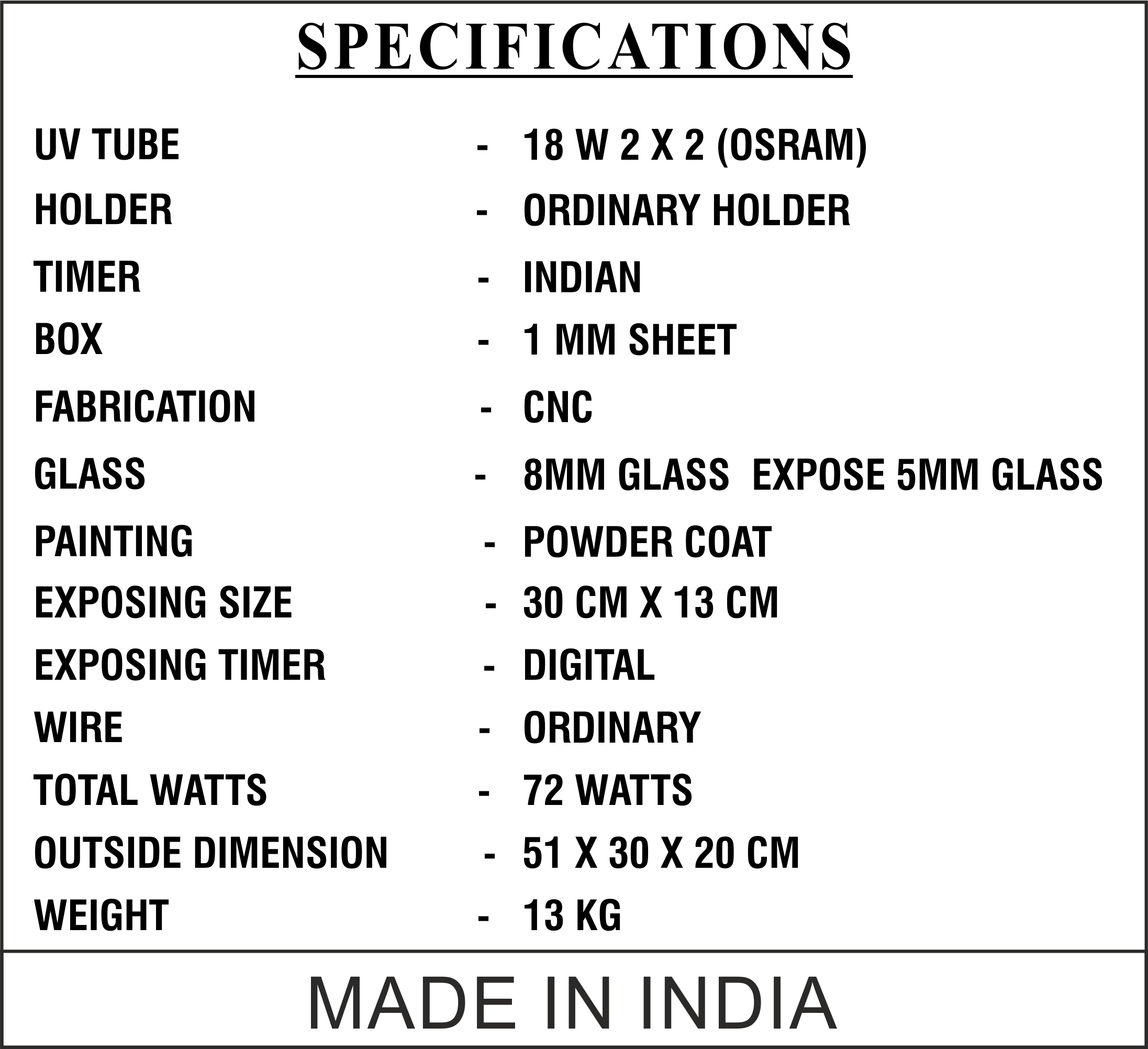 White Sr Polymer Stamp Machine