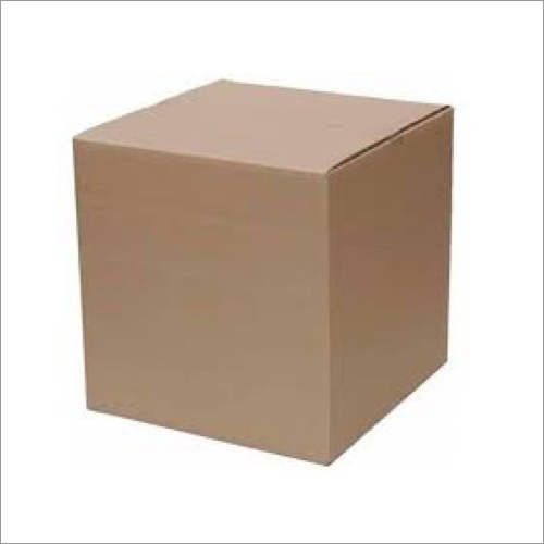 Plain Corrugated Boxes - Craft Paper, Cardboard Material | 12 x 12 x 12 Inch, Brown Color, Plain Finish