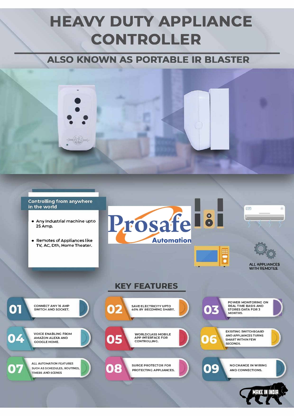 Home Automation - Warranty: 5 Year