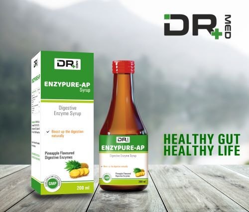Digestive Enzyme Syrup - 50mg Diastase & 10mg Papain Per 5ml | Promotes Digestion, Flavored With Pineapple, Supports Digestive Health