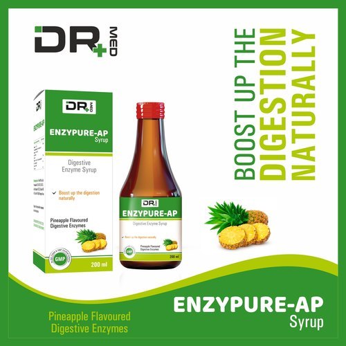 Digestive Enzyme Syrup - 50mg Diastase & 10mg Papain Per 5ml | Promotes Digestion, Flavored With Pineapple, Supports Digestive Health