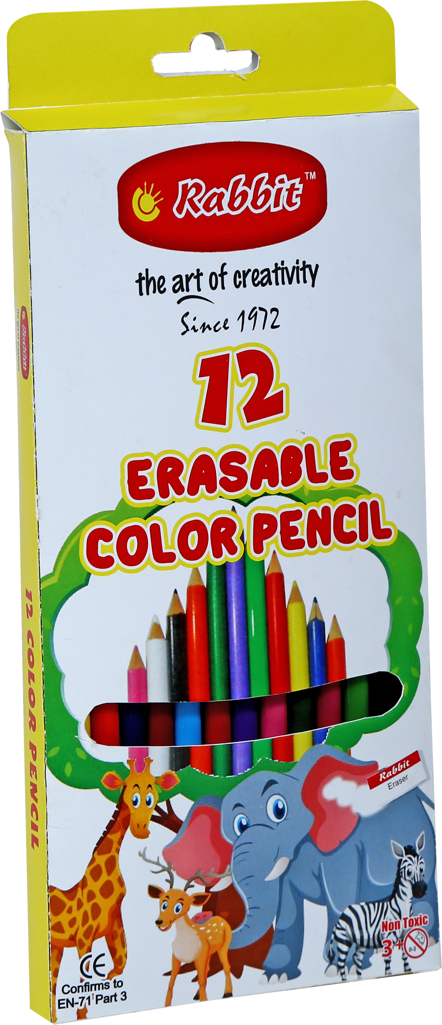 12 Erasable Color Pencil Fs