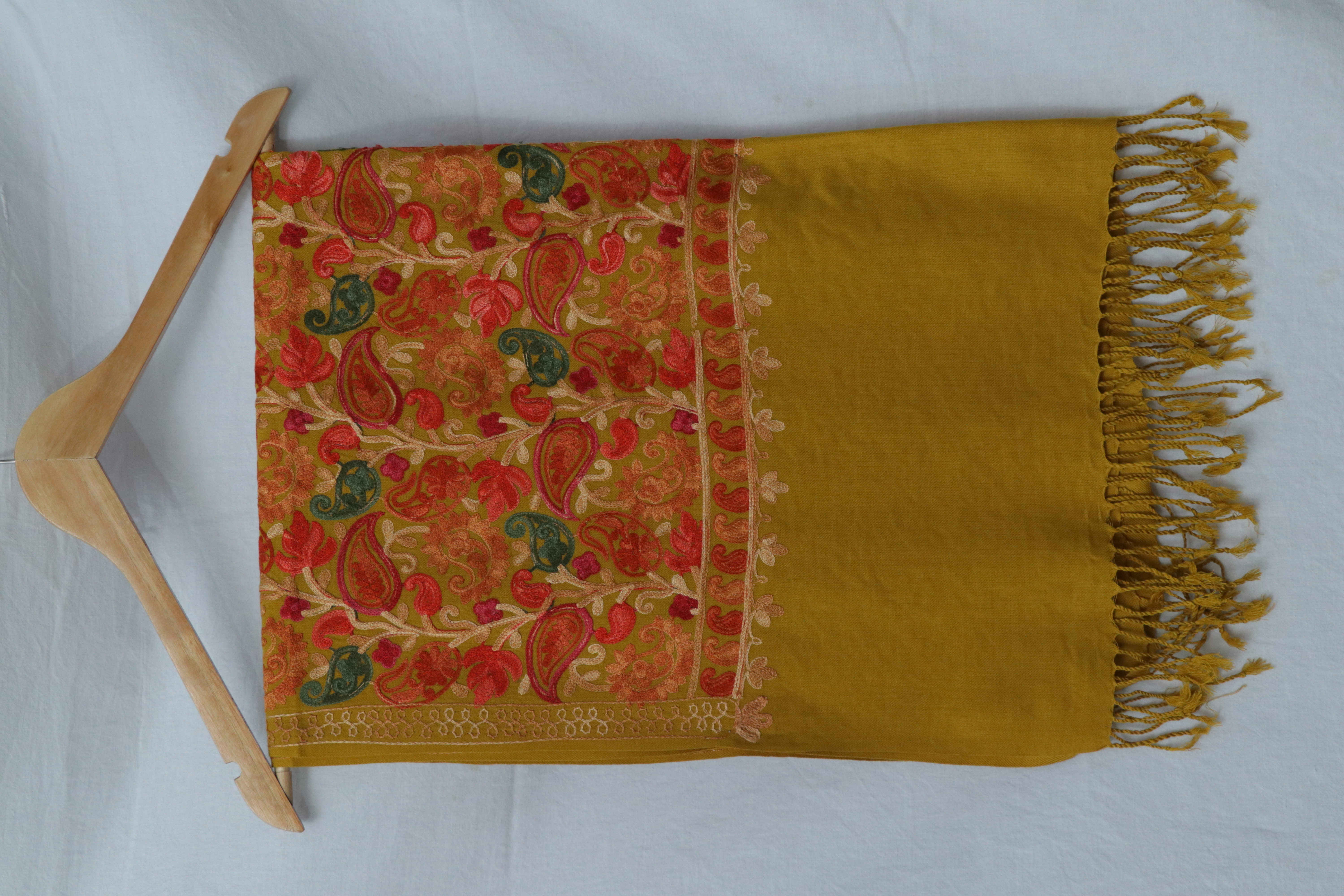 Mustard Woolen Stole