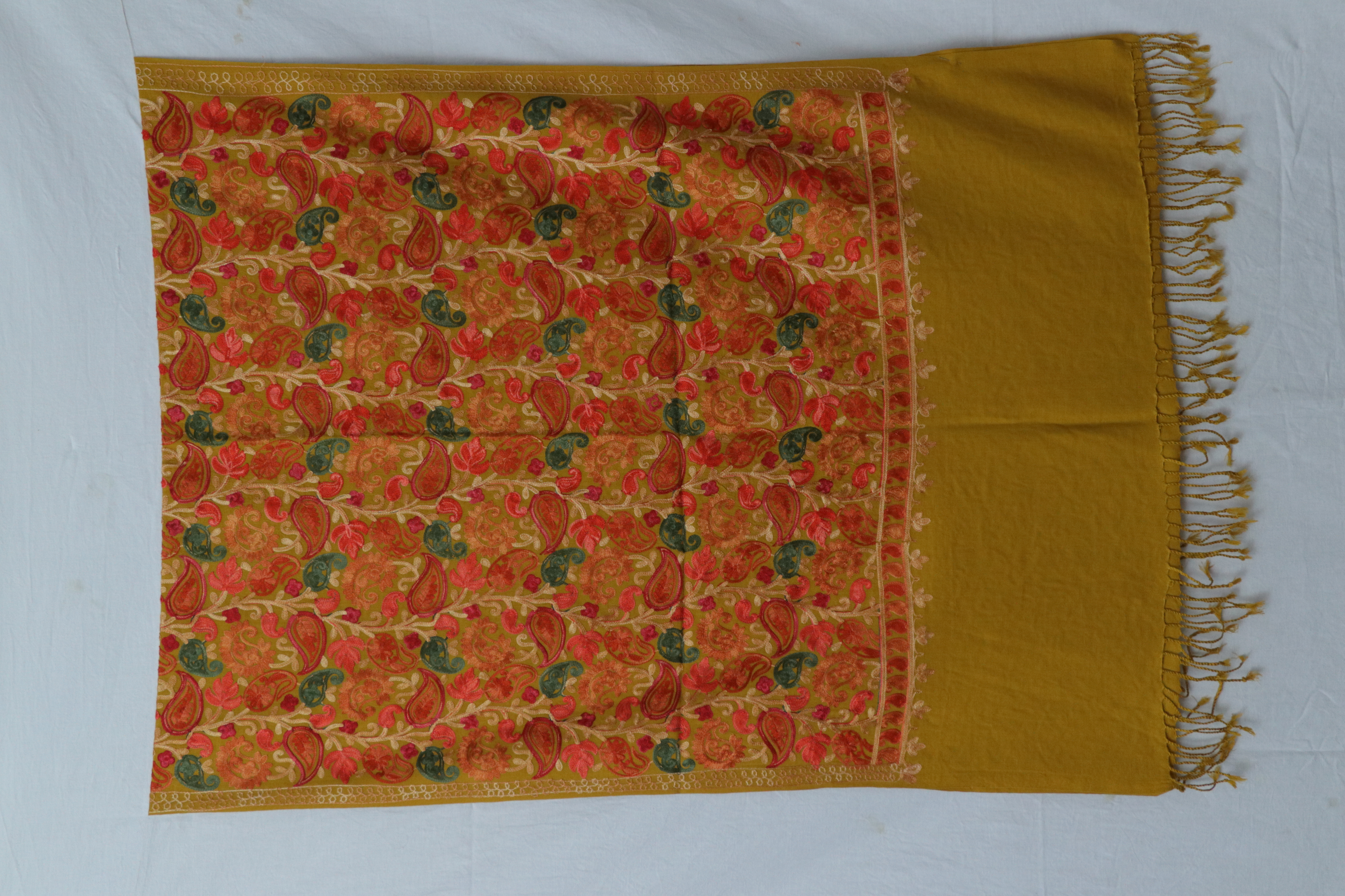 Mustard Woolen Stole