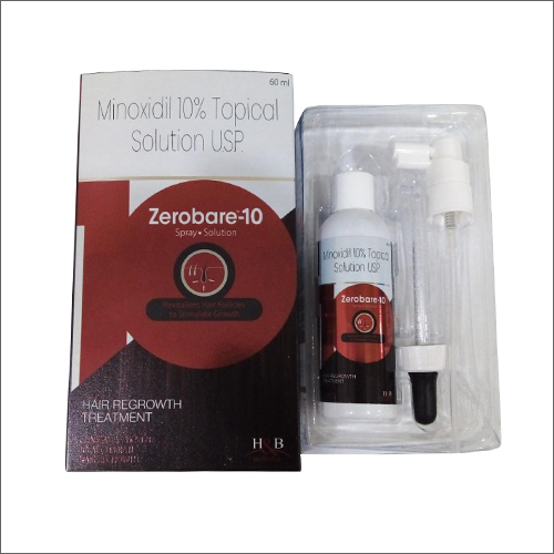 60Ml Minoxidil 10% Topical Solution Usp Hair Regrowth Treatment Volume: 60 Milliliter (Ml)