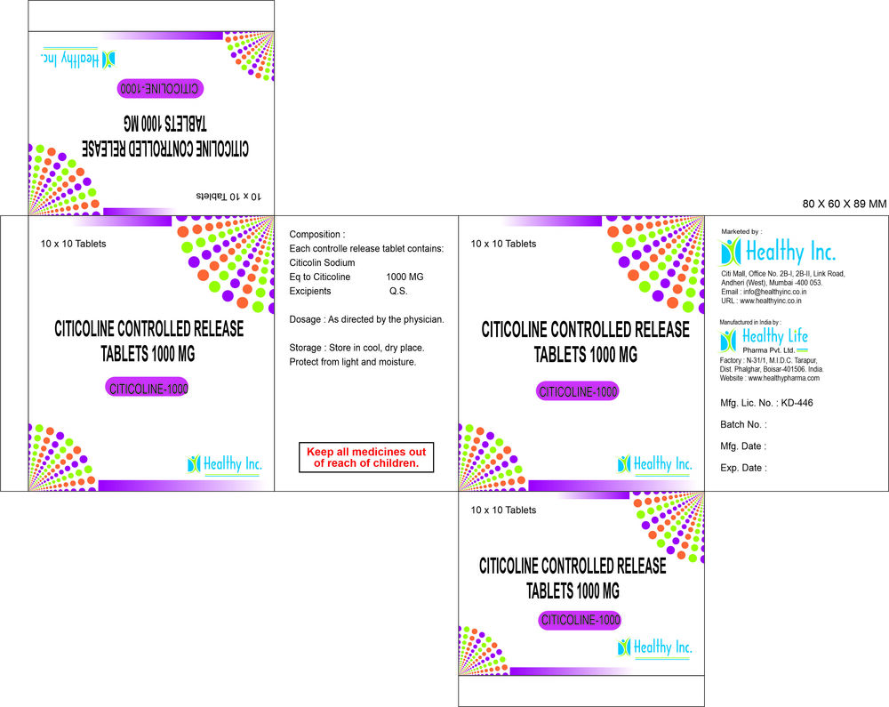 Citicoline Tablets Generic Drugs